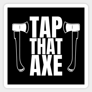 Axe Throwing Magnet